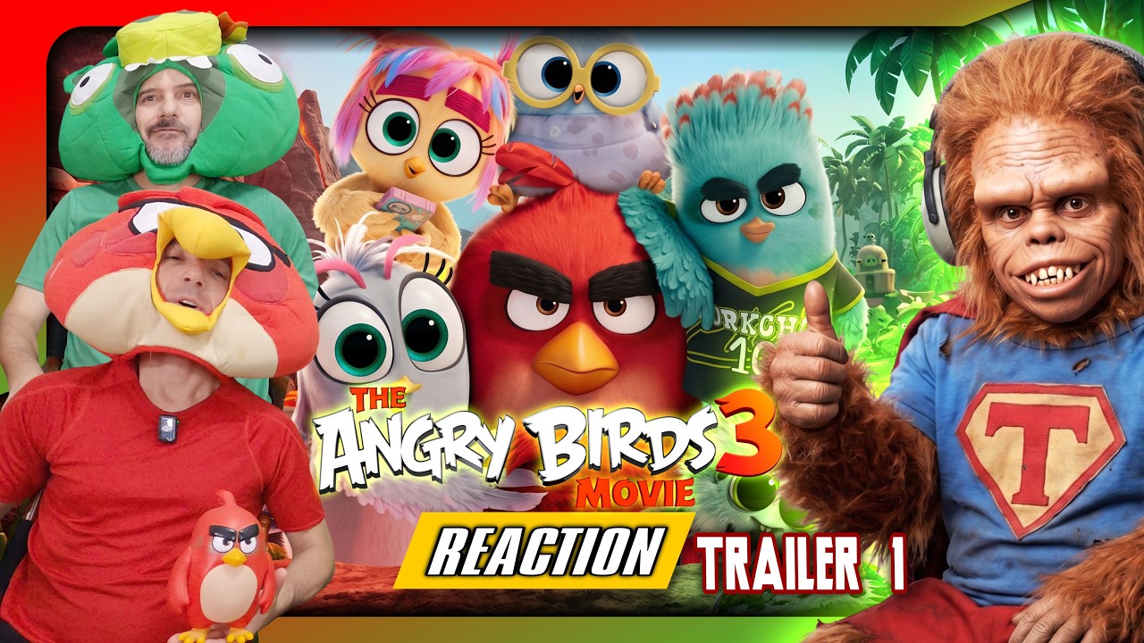 ANGRY BIRDS 3 REAÇÃO AO Trailer 1 APROVADO POR SUPER TCHACA #angrybirds