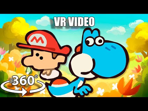360° VR Yoshi's Stinky Baby - Ultimate SUPER MARIO Cartoons