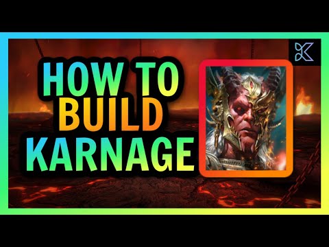 How to Build Karnage - Champion Spotlight | RAID: Shadow Legends