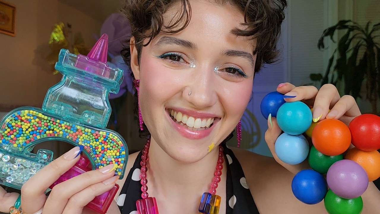 ASMR Fidget Toy Trigger Assortment 🎀 (satisfying popping, squeezing, clicking, tapping)