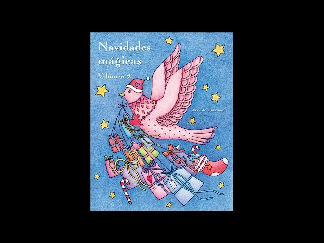 Vídeo relacionado con Navidades mágicas - Volumen 2: Libro navideño de colorear para la relajación y la meditación.