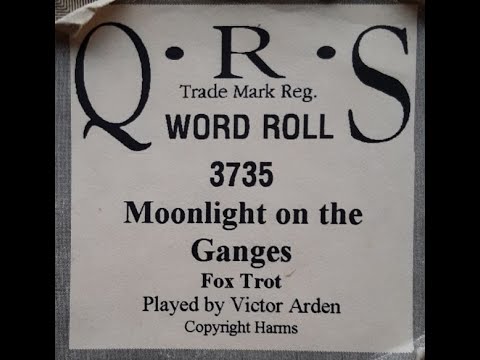 Moonlight on the Ganges - PIano Roll, Victor Arden, 1926