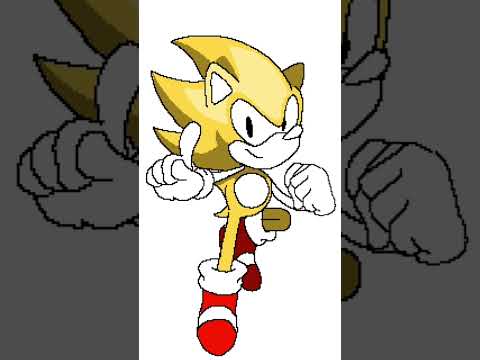 Drawing Sonic In 30 Seconds