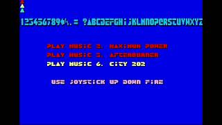 After Burner music select