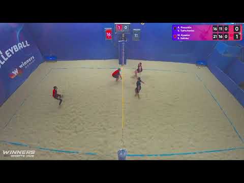 12:15 A. Pasazhin / V. Tyshchenko - M. Kyselov / S. Zalizko 27.11.2022 | Winners Beach Volleyball