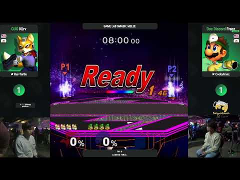 Game Lab Smash MELEE #1 Franz (Doc Mario) Vs Kurv (Fox)
