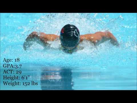 Ian Venter - College Swimming Recruit