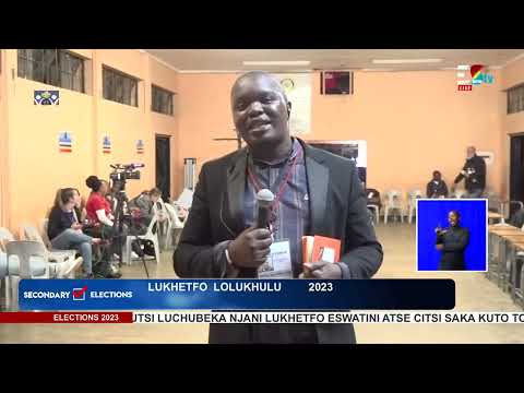 Fortune Ndlangamandla sharing an insight of possible results from Msunduza, Hhukwini and  Lobamba