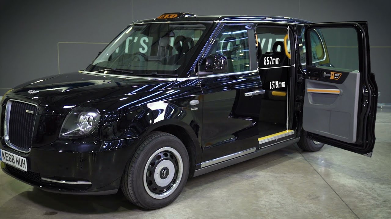 Video thumbnail: Demonstrating wheelchair access and ramp deployment in an LEVC TX electric black cab