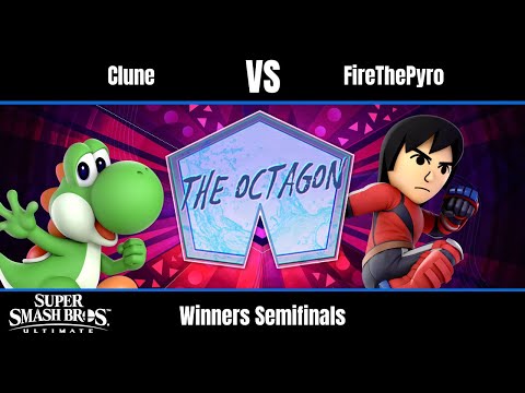 Clune (Yoshi) vs FireThePyro (Mii Brawler) - Ultimate Winners Semifinals - Octagon #124
