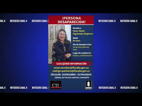 Fue vista por ultima vez en el municipio de Guasca Cundinamarca