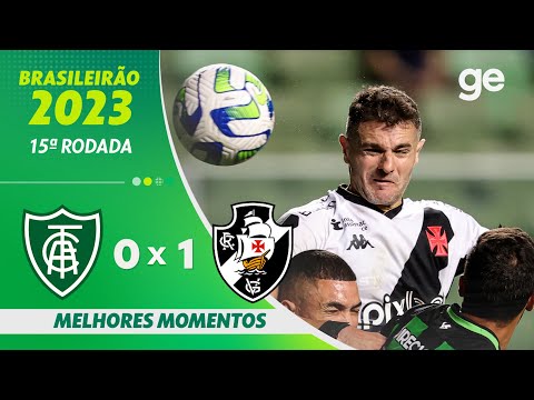Gols e lances de América-MG x Vasco da Gama