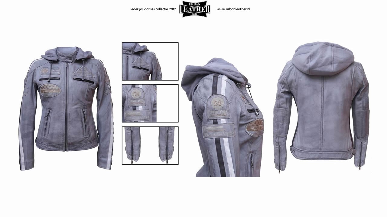 lange leren jassen dames AANBIEDING Urban Leather Leren biker jassen dames NL-NH