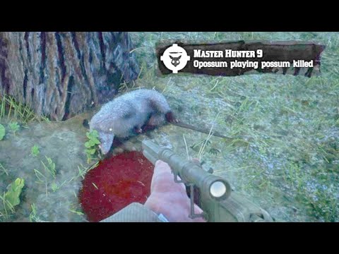 *Master Hunter 9* Challenge Opossum Location! RDR2 Guide