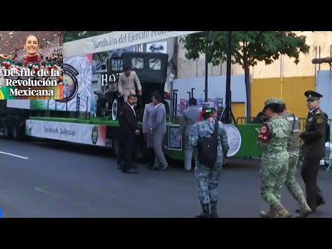Todo listo para el desfile militar por la Revolución mexicana