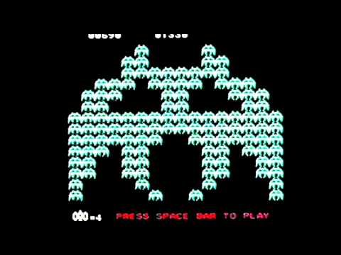 TVC Invaders on Enterprise 64 vintage home computer. Gameplay & Commentary