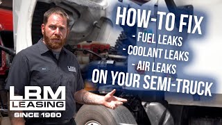 How To Fix Common Leaks On Your Freightliner Cascadia DD15 - LRM Leasing