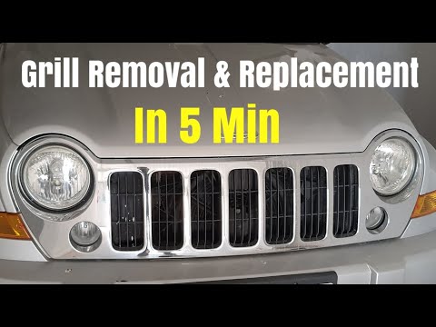 Jeep Liberty (KJ) Front Grill Removal & Replacement 2002 to 2007