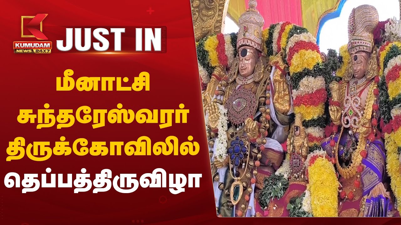 மீனாட்சி சுந்தரேஸ்வரர் திருக்கோவிலில் தெப்பத்திருவிழா