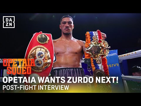 Jaia Opetaia eyes Zurdo Ramirez fight NEXT! | FULL POST-FIGHT INTERVIEW