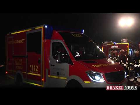 Brand eines Fachwerkhauses in Brakel-Bellersen fordert ein Menschenleben