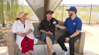 Locals react as mid-July heat scorches Las Vegas, paling in comparison to last year's temperatures