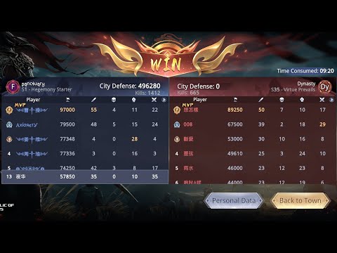 GUILD WAR ULTIMATE 16 OCTOBER 2024 SESSION 1 - S1 sanctuary vs S39 Dynasty - Dynasty Legends 2