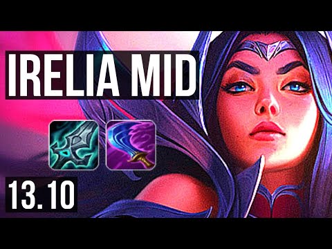 IRELIA vs SYNDRA (MID) | 11/1/3, 7 solo kills, 800+ games, Legendary | KR Master | 13.10