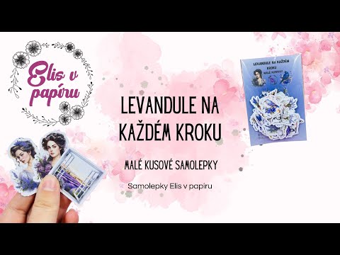 Malé kusové samolepky: Levandule na každém kroku