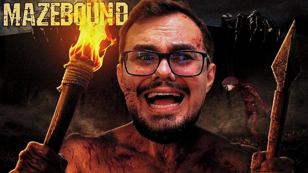 PERDIDO NUM LABIRINTO COM GIGANTE - MAZEBOUND: Hunt, Gather, Run!