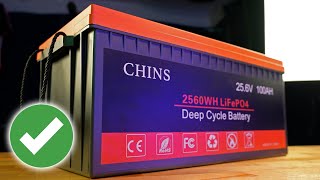 Chins 24V 100AH LiFePO4 - Worth more for the quality