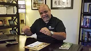 Folleto Azul y Blanco