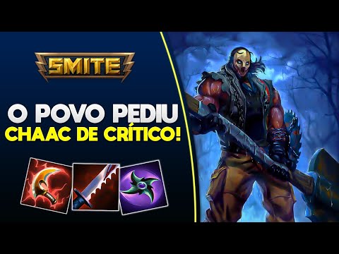 O povo pediu CRÍTICO! CHAAC - ⚡ Smite BR Retaliação Slash