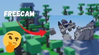 How to FREE CAM in ROBLOX BEDWARS