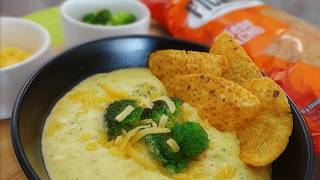 Sopa de brócoli y queso
