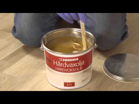 Hårdvaxolja Herdins Ljusgrå 1L - Youtube manufacturer video 2