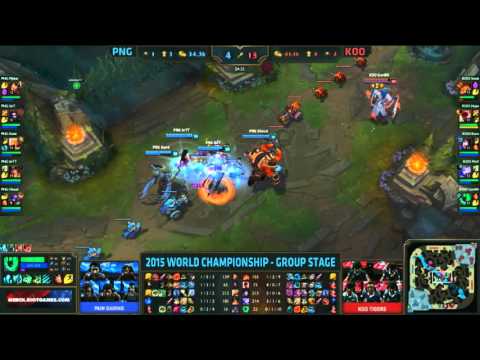 brTT spell shields PraY's Arrow and taunts him / KOO Group Taunt - League of Legends