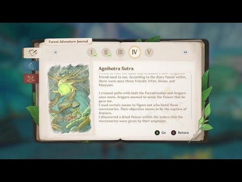 【Genshin Impact V3.0】Agnihotra Sutra Forest Adventure Journal Full Completion