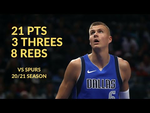 Kristaps Porzingis 21 Pts 3 Threes 8 Rebs 2 Blks Highlights vs San Antonio Spurs | NBA 20/21 Seaason