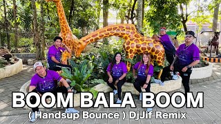 Download lagu BOOM BALA BOOM ( Handsup Bounce ) DjJif Remix | THE LEVEL UP CREW | DANCE Fitness mp3