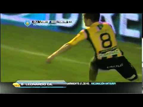 Gol de Leonardo Gil Olimpo 1-0 Godoy Cruz
