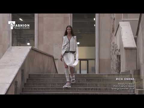 Rick Owens Ready-to-Wear Paris Fashion Week Spring/Summer 2018 FTV