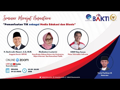 [Webinar] Pemanfaatan TIK sebagai Media Edukasi dan Bisnis