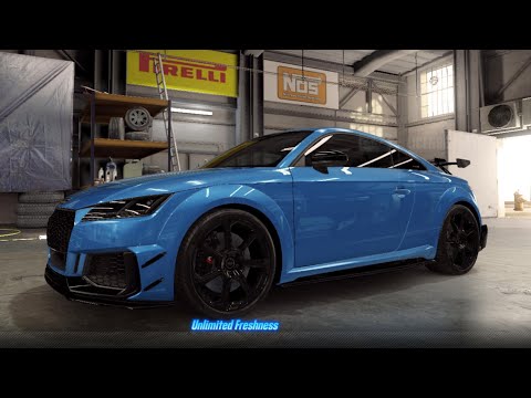 【CSR2】 Audi TT RS Coupe Iconic Edition, Shift & tune for 9.59x special thanks eLGeZoOo
