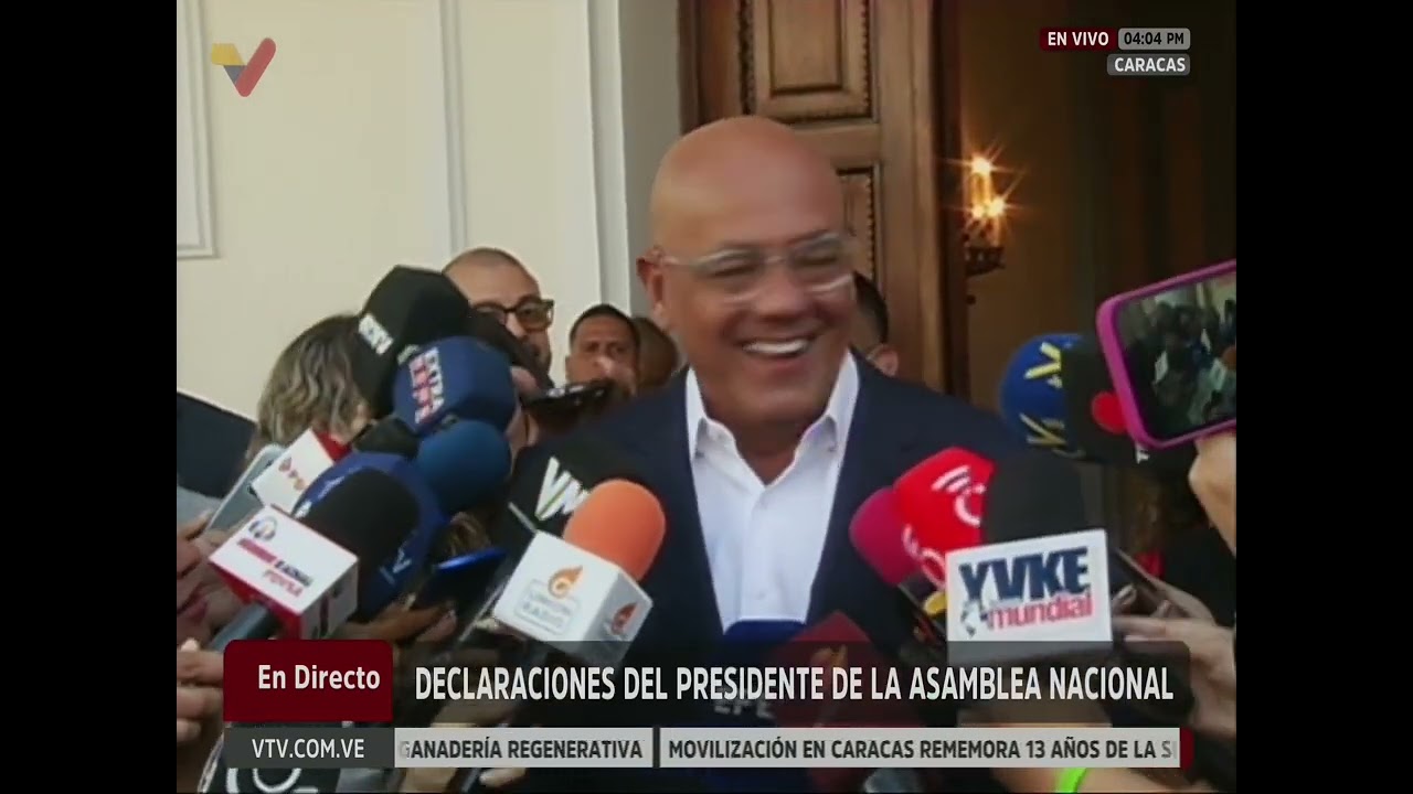 Jorge Rodríguez sobre la Ley de Amnistía y personas en el extranjero, 5 de marzo de 2026