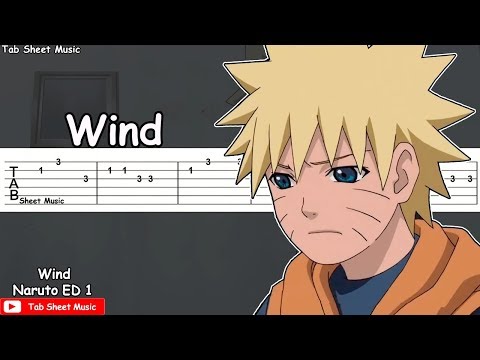 Naruto ED 1 - Wind Guitar Tutorial