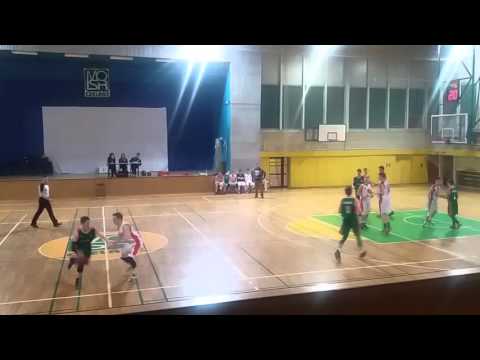 MCKS Czeladź - KKS Mickiewicz Katowice 4 kwarta 17.03.2016