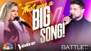 Ryan Gallagher vs Marisa Corvo - I Surrender (The Voice Season 19 Battles)