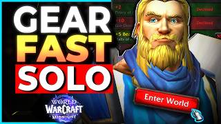 Solo Gearing to 270+ in WoW Midnight — Step-by-Step Guide & Transcript