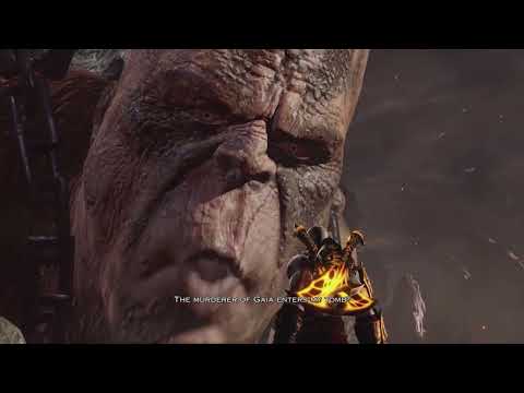 Cronos boss fight -God of war 3 Remastered PS5